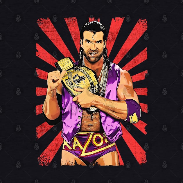 Razor Ramon Wrestling Vintage Fan Art by Sakonipopart